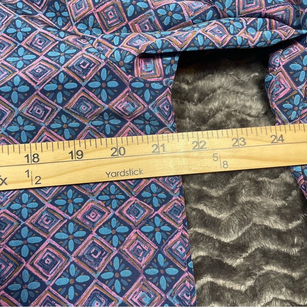 Pendleton Geometric Floral Print Lightweight Butt… - image 5